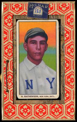 Picture, Helmar Brewing, T206-Helmar Card # 121, Henry Mathewson, Portrait, New York Giants